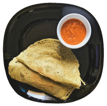 PESARATTU W COCONUT CHUTNEY